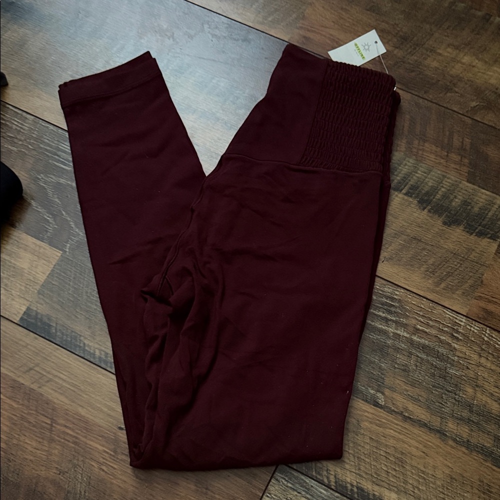 Aerie Burgundy Leggings